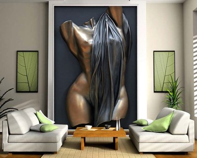3D Vrouw Beeld Behang