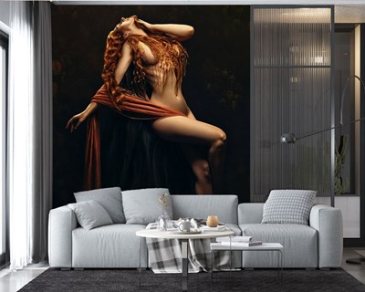 Klassieke kunst naaktportret behang