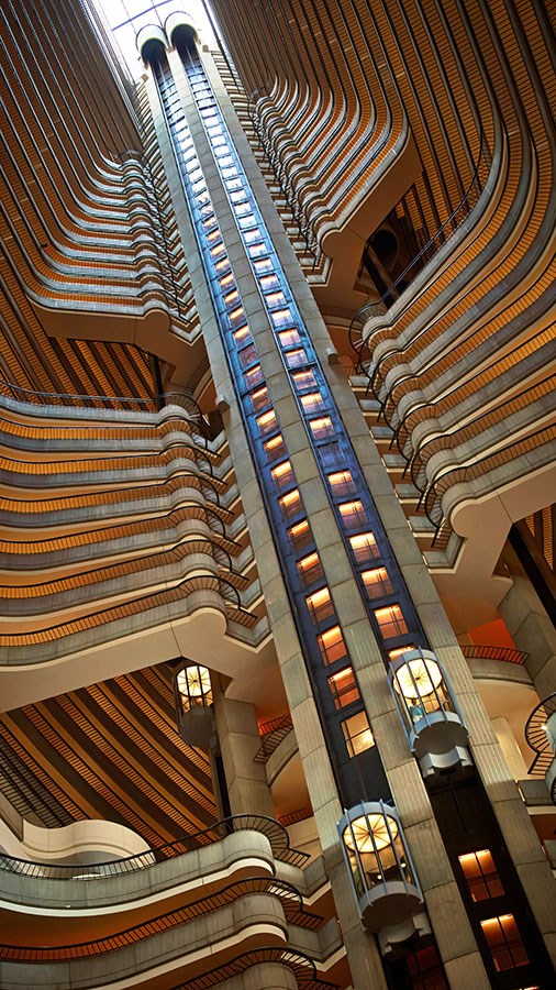 Luxe lift fotobehang 