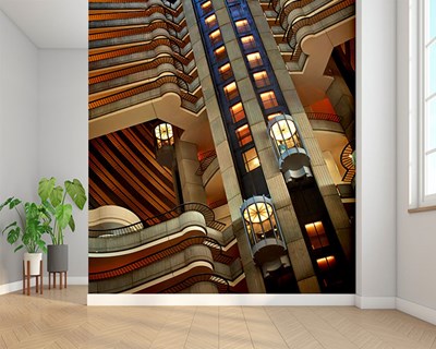 Luxe lift fotobehang 