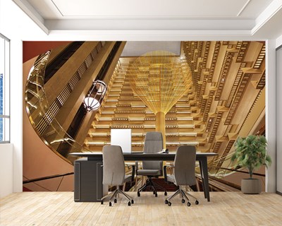 Lift-thema behang