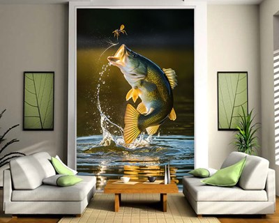 Zeebaars Afbeelding Behang 