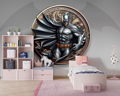 Medaille met Batman-thema behang 