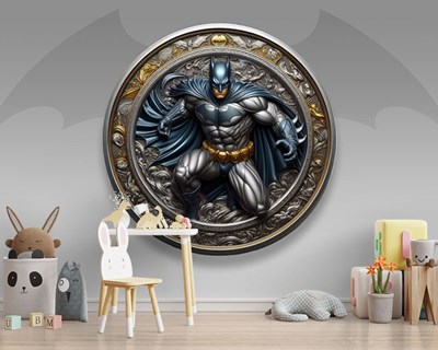 3D Batman Kinderkamer Thematisch Behang