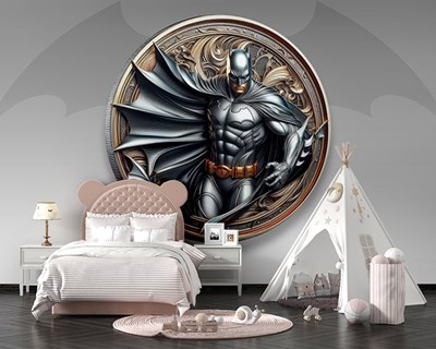 Medaille met Batman-thema behang 