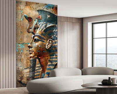 Oude Egyptische farao Toetanchamon behang