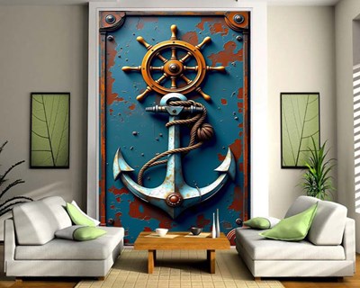 3D Zeeman's inspanning en roer behang