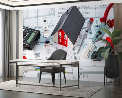 Elektricienwinkel Behang 