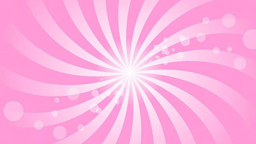 Cartoon-stijl roze straalbehang