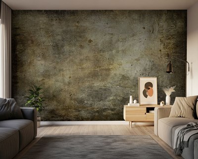Wandbehang met verweerde muur-look