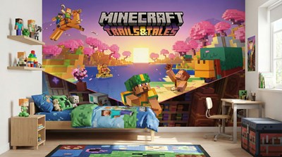 Minecraft Trails & Tales Behang