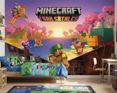 Minecraft Trails & Tales Behang