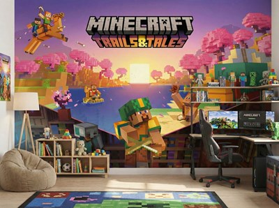 Minecraft Trails & Tales Behang