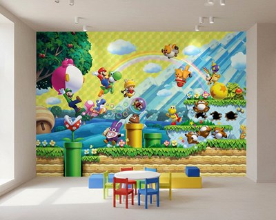 Super Mario World-thema behang