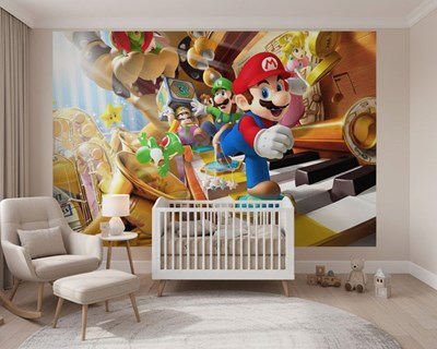 Super Mario Avonturenwereld Behang