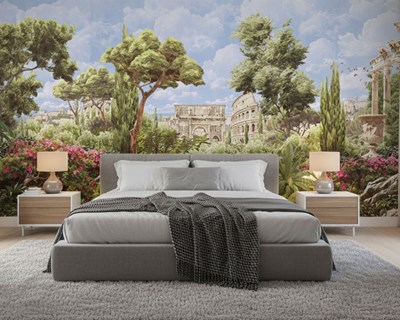 Historische Romeinse architectuur behang