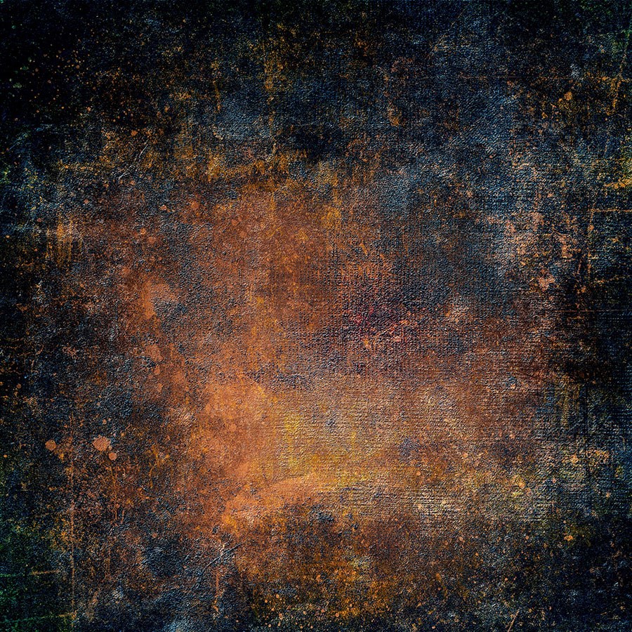 Wandbehang met een versleten, roestig oppervlak