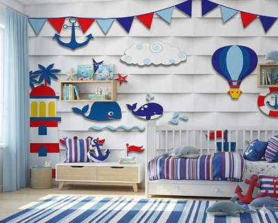 3D Zeeman-thema behang 