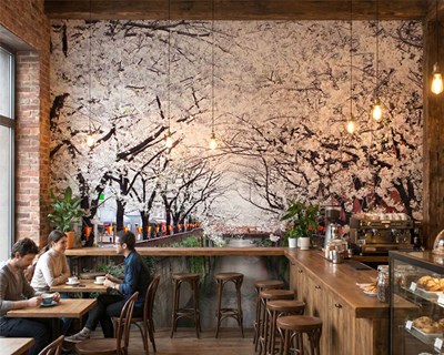 Tokyo Meguro-rivierbehang