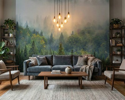 Pijnbomenbos-achtergrond