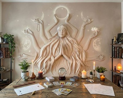 Wallpaper met het thema 'De fasen van de maan'