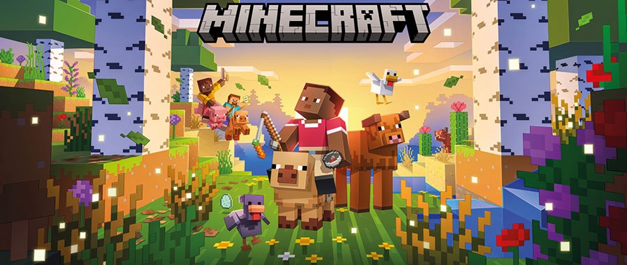 Minecraft Ontdekking en avontuur behang