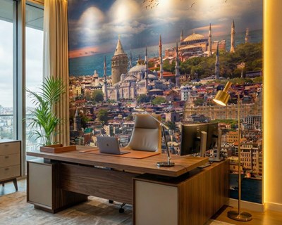 Istanbul-panorama-behang