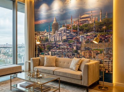 Istanbul-panorama-behang