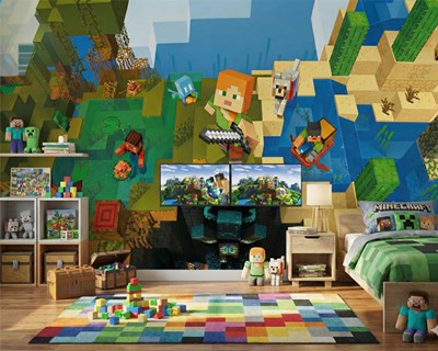 Minecraft-spelbehang