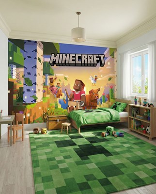Minecraft Ontdekking en avontuur behang