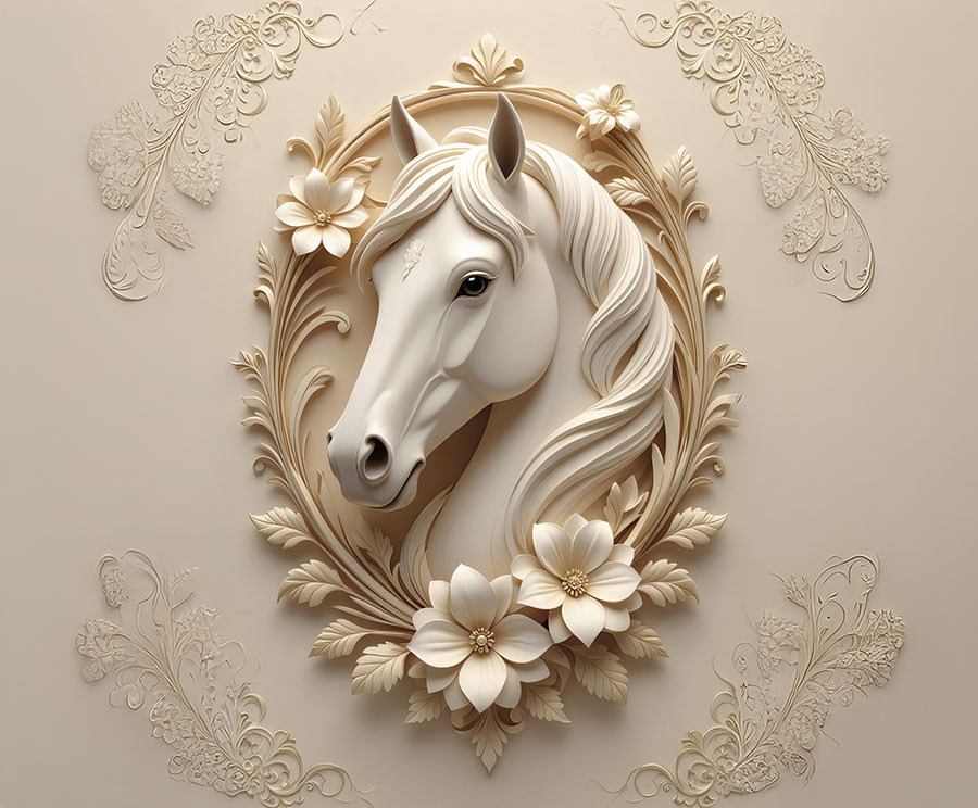 3D reliëfbeeld wandbehang