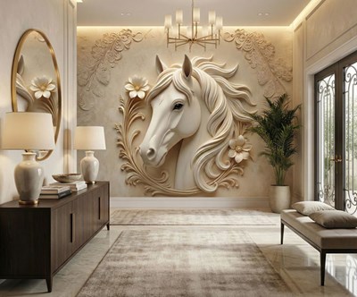 3D reliëfbeeld wandbehang