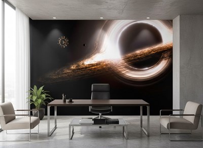Science Fiction Zwarte Gat Behang