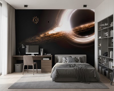 Science Fiction Zwarte Gat Behang
