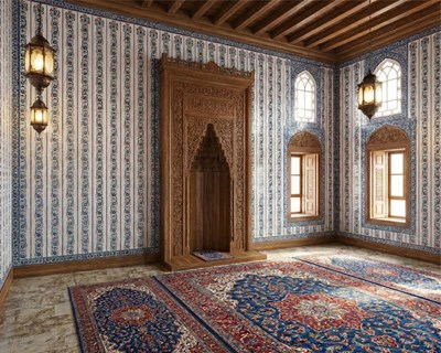 Behang met motiefpatroon