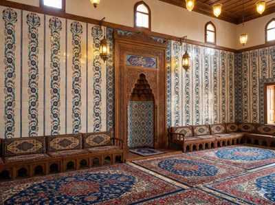 Behang met motiefpatroon